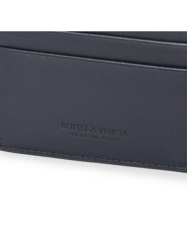 Intrecciato Leather Half Wallet Navy - BOTTEGA VENETA - BALAAN 6