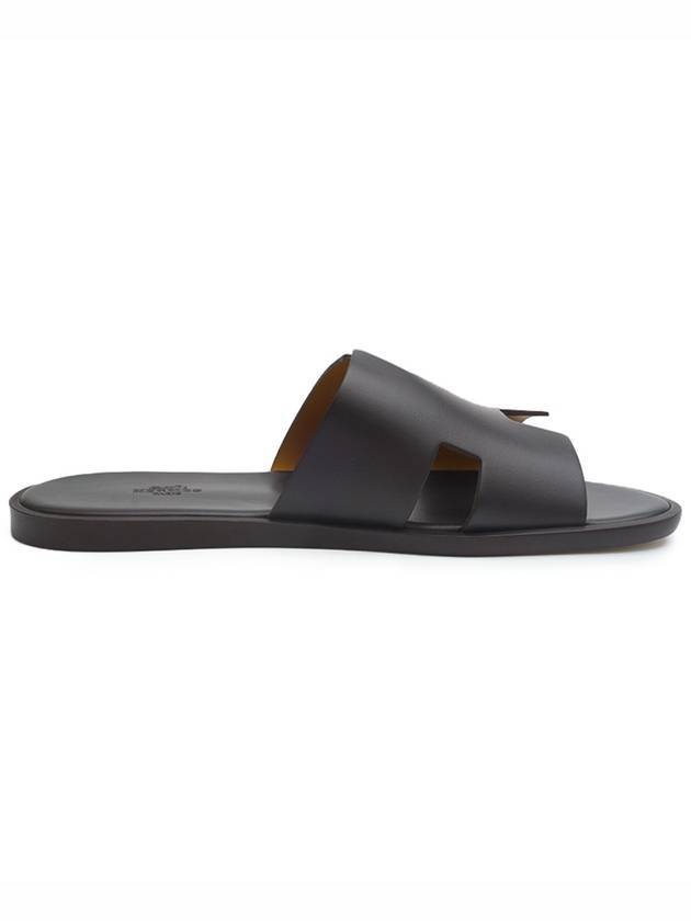 Izmir Leather Slippers Mocha - HERMES - BALAAN 5