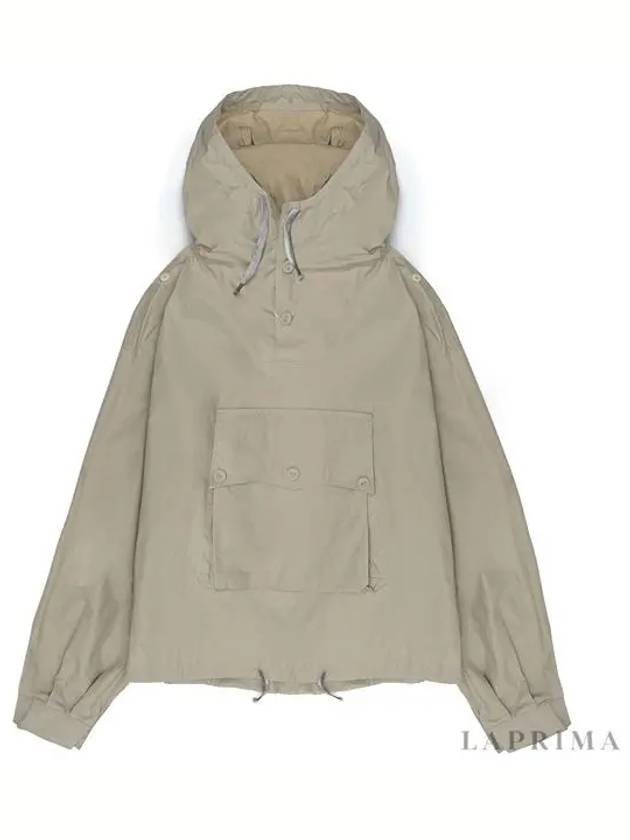 Men's Big Pocket Hooded Cotton Anorak Beige - MAISON MARGIELA - BALAAN 5