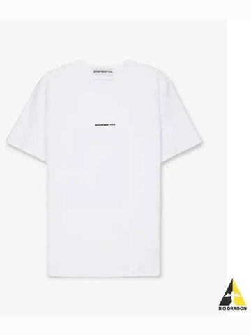 DEPARTMENT FIVE Logo Short Sleeve T Shirt White UT5062JF0015000P07001 - DEPARTMENT 5 - BALAAN 1