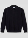 558A4 Stretch RWS Wool Half Zip Polo Knit 8115558A4 A0029 up - STONE ISLAND - BALAAN 2