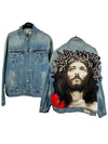 NCW19603 089 Denim Jacket - IH NOM UH NIT - BALAAN 1