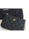 Classic Small Zipper Pouch Bag Black - CHANEL - BALAAN 5