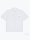 Spread Collar Cotton Short Sleeve Shirt White - GIVENCHY - BALAAN 2