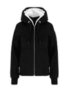 Classic Bunny Zip Up Hoodie White Black - MOOSE KNUCKLES - BALAAN 6