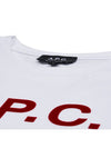 VPC Logo Organic Cotton Short Sleeve T-Shirt White - A.P.C. - BALAAN 5