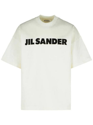 Jil Sander Ivory Cotton T-Shirt - JIL SANDER - BALAAN 1