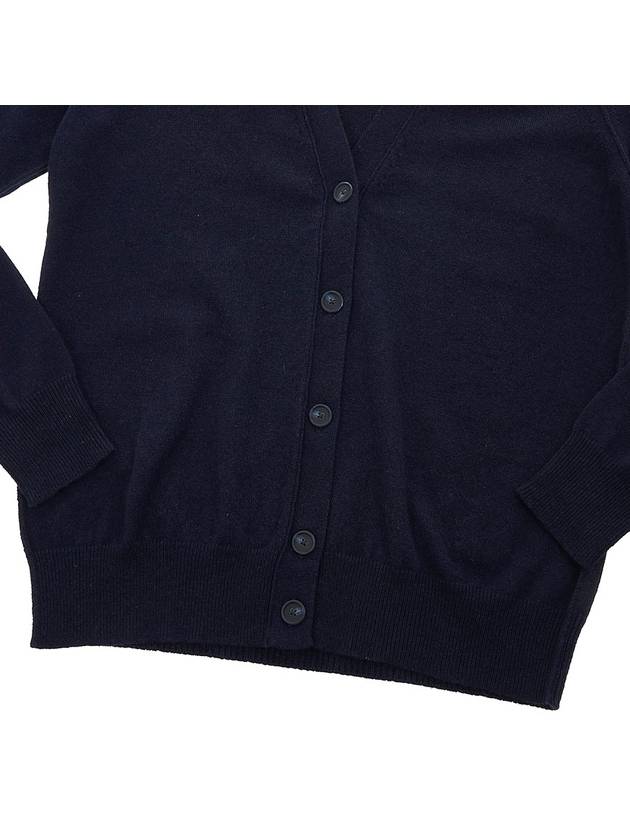 Eco Cashmere Loose Fit Cardigan Navy - MAISON MARGIELA - BALAAN 7