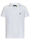 Embroidered Logo Pocket Short Sleeves Polo Shirt  White - POLO RALPH LAUREN - BALAAN 3