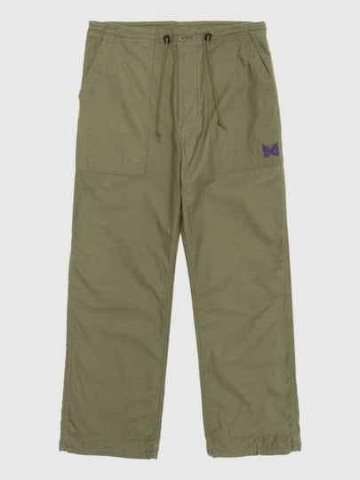 String Fatigue Straight Pants Olive - NEEDLES - BALAAN 2