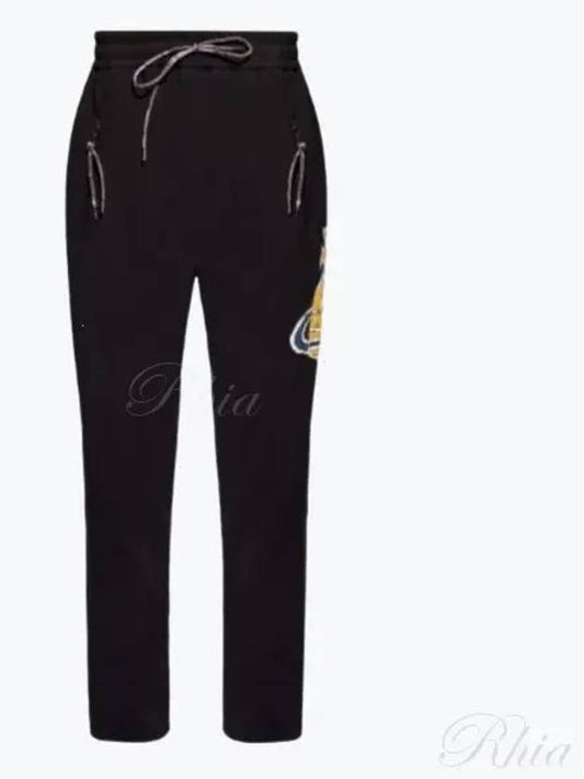 Time Machine Football Cotton Straight Pants Black - VIVIENNE WESTWOOD - BALAAN 2