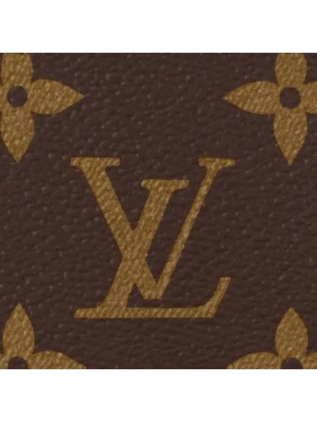 Monogram Card Wallet Brown Fuchsia - LOUIS VUITTON - BALAAN 3