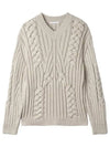 Cable knit V neck sweater N02HM702 - HELMUT LANG - BALAAN 2