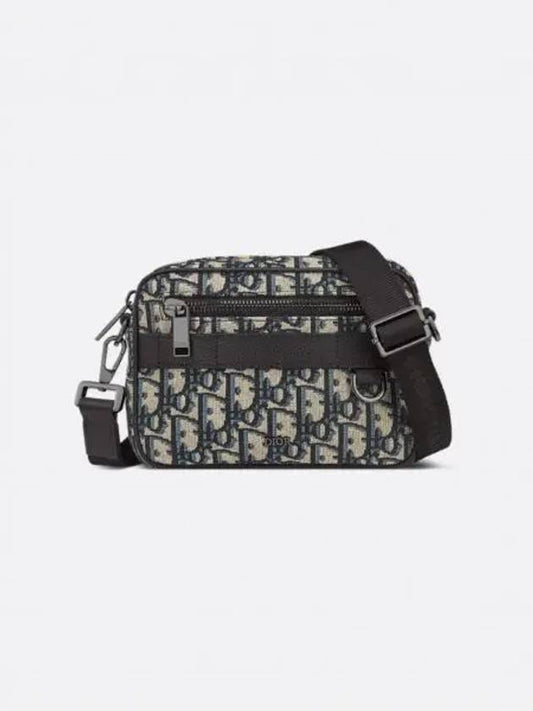 Safari Mini Oblique Jacquard Messenger Bag Beige Black - DIOR - BALAAN 2