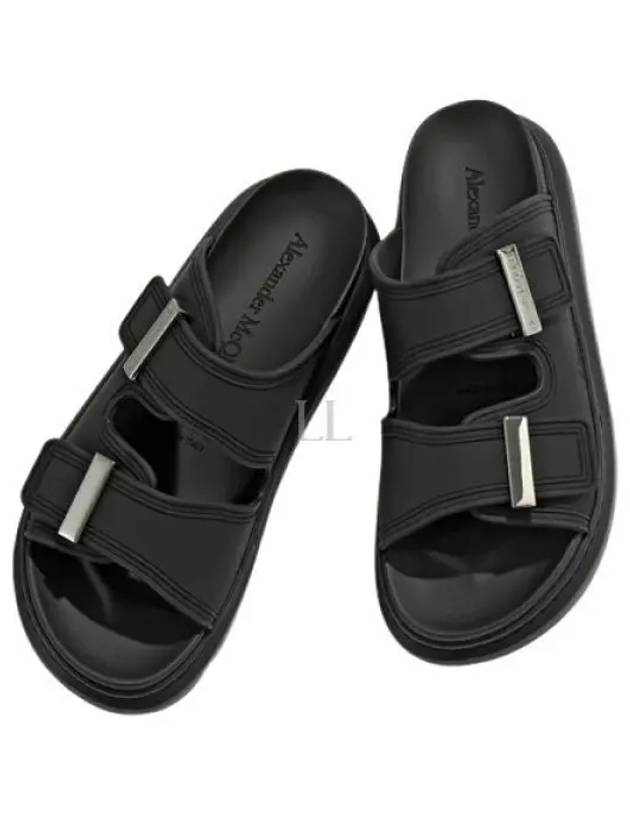 Hybrid Rubber Slippers Black - ALEXANDER MCQUEEN - BALAAN 2