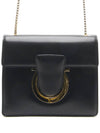 Metal Ornament Flip Shoulder Bag Black - SALVATORE FERRAGAMO - BALAAN 2