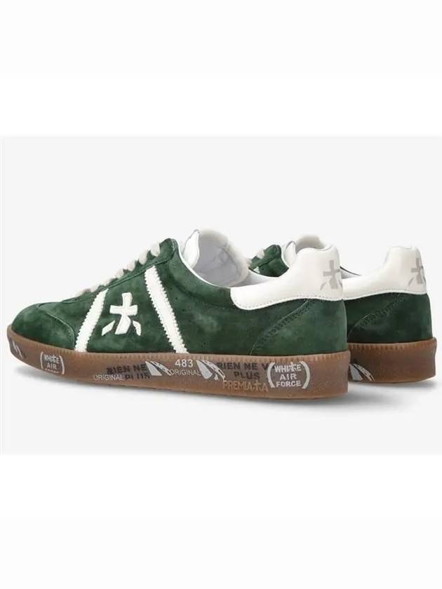 Bonnie Logo Patch Low Top Sneakers Green - PREMIATA - BALAAN 6