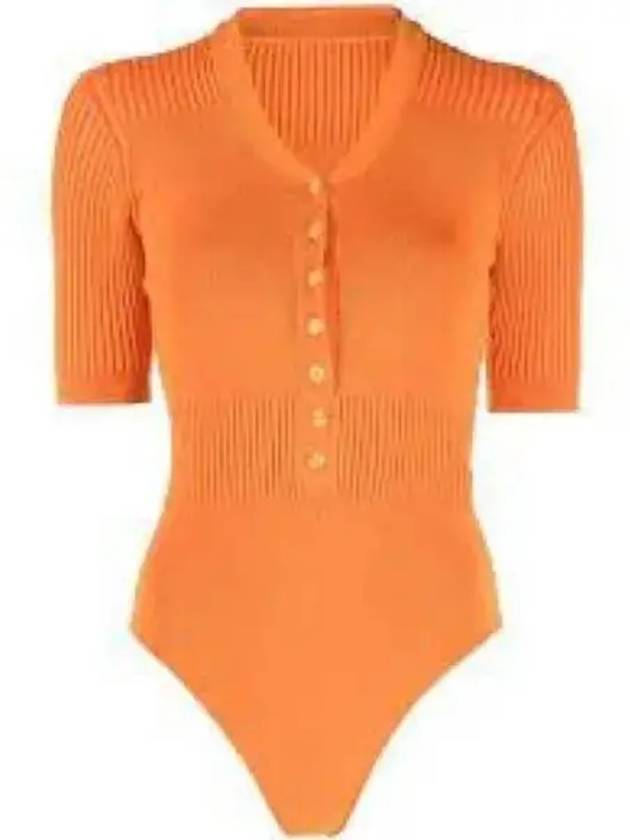 Le Body Yauco Polo Bodysuit Orange - JACQUEMUS - BALAAN 2