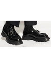 Buckle Leather Loafers Black - ALEXANDER MCQUEEN - BALAAN 2