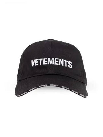 Logo embroidered cap UE64CA100B - VETEMENTS - BALAAN 1