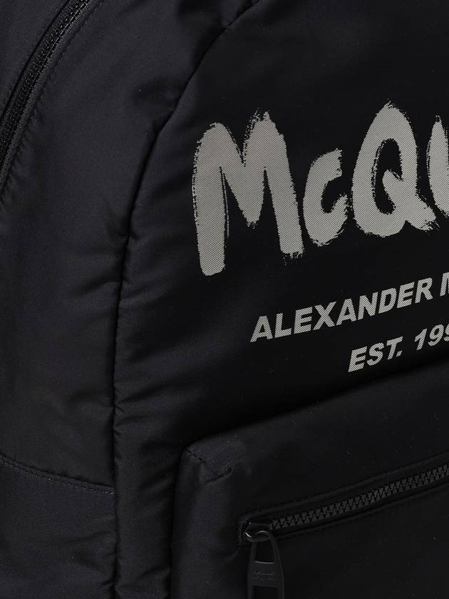 Zaino Graffiti Alexander McQueen in nylon - ALEXANDER MCQUEEN - BALAAN 4