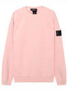 Shadow Project Logo Crew Neck Cotton Sweatshirt Pink - STONE ISLAND - BALAAN 1