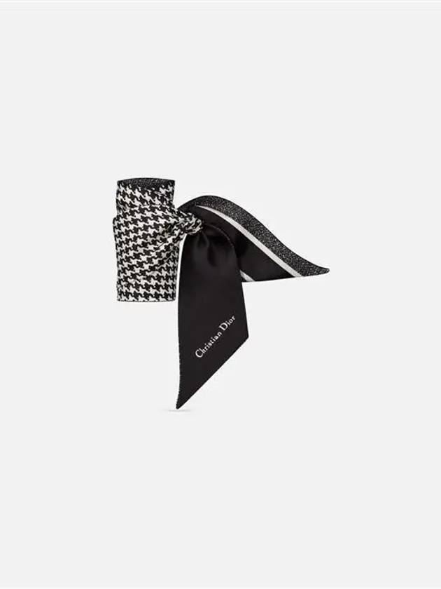 Amour Mitzah Silk Twill Scarf White - DIOR - BALAAN 3