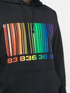 Rainbow Big Barcode Print Hoodie Black - VETEMENTS - BALAAN 7