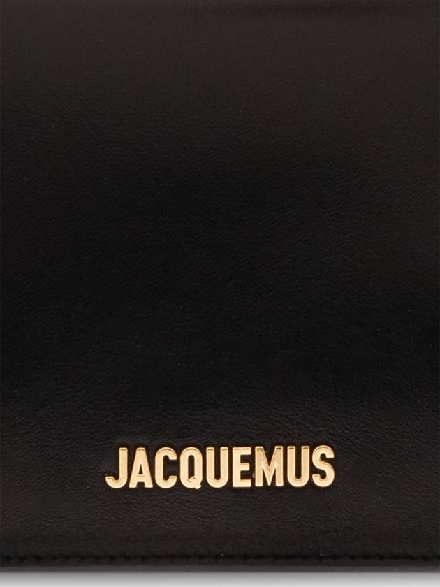 Round Square Logo Clutch Bag Black - JACQUEMUS - BALAAN 7