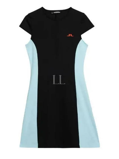 Maxime Golf A-Shape Short Dress Black - J.LINDEBERG - BALAAN 2