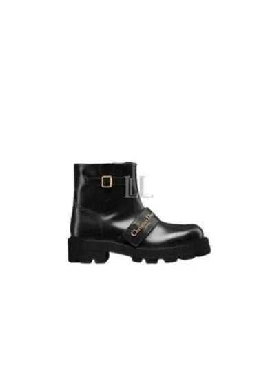 D-Quest Leather Ankle Boots Black - DIOR - BALAAN 2