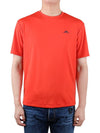 Ade Crew Neck Short Sleeve T-Shirt Red - J.LINDEBERG - BALAAN 4