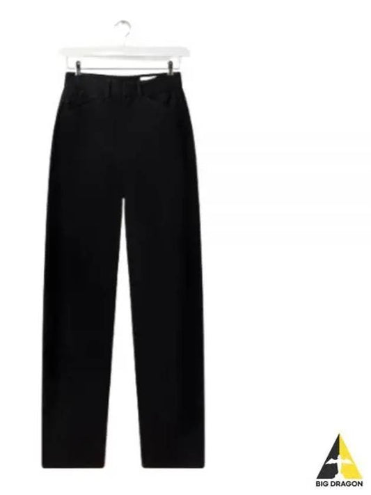 High Waist Curved Jeans Black - LEMAIRE - BALAAN 2