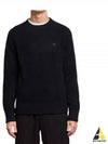 Yuri Merino Logo Crew Neck Sweater Black - J.LINDEBERG - BALAAN 2