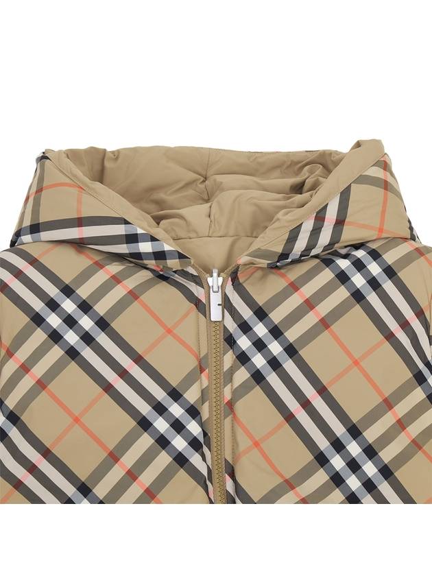 Kids Reversible Check Padded Sand - BURBERRY - BALAAN 7