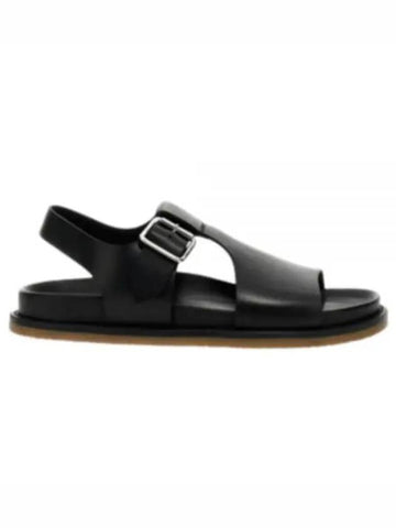 T STRAP SANDALS B10291 PE MOTS NERO 01 - BUTTERO - BALAAN 1