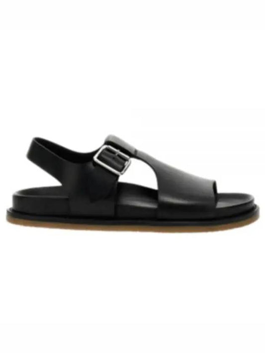 TSTRAP SANDALS B10291 PE MOTS NERO 01 T strap sandals - BUTTERO - BALAAN 1