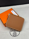 Silk half wallet gold belt fizz chai H084204CKAE - HERMES - BALAAN 1