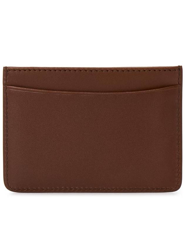 Andre Logo Card Wallet Nut Brown - A.P.C. - BALAAN 3