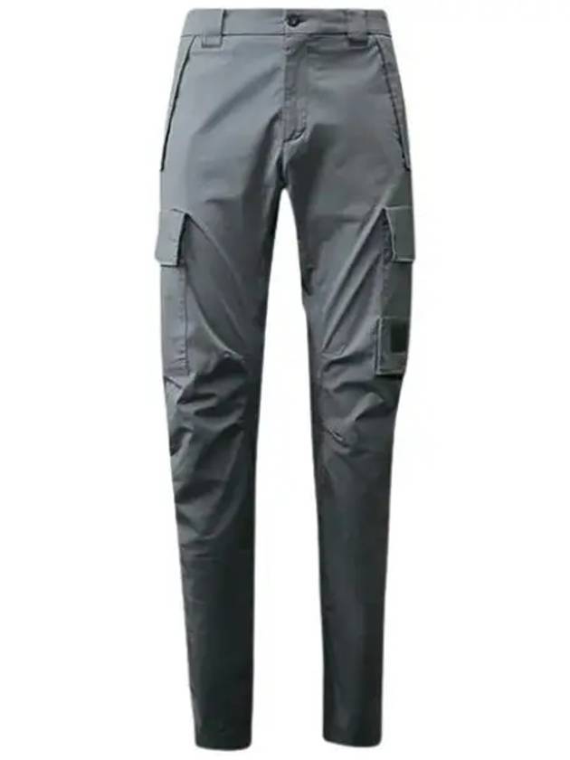 Stretch Sateen Ergonomic Cargo Straight Pants Grey - CP COMPANY - BALAAN 2