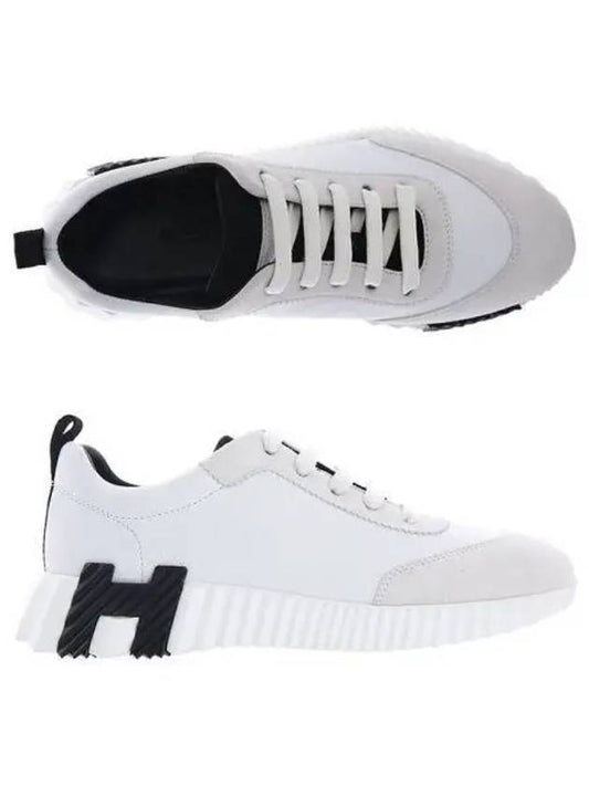 Bouncing Women s Black White Sneakers 271626 - HERMES - BALAAN 1