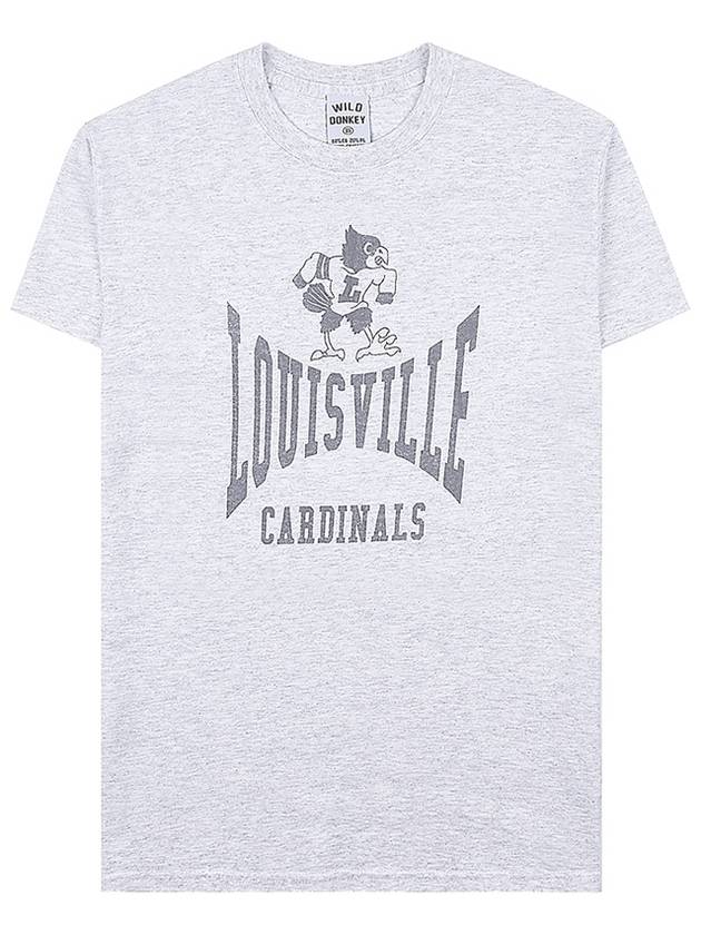 Wild Donkey Louisville short sleeve tshirt T LOUISVILLE ASH - WILD DONKEY - BALAAN 8