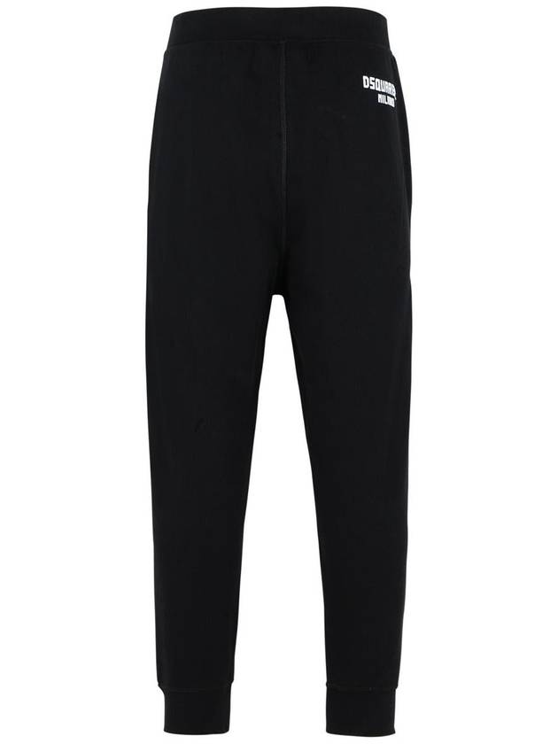 DSQUARED2 Relaxed' Black Cotton Pants - DSQUARED2 - BALAAN 3