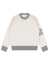 Wool 4 Bar Pullover Knit Top Beige - THOM BROWNE - BALAAN 2