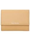 Logo Print Half Wallet Dawn Beige - ACNE STUDIOS - BALAAN 1