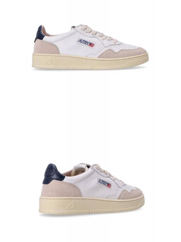 Medalist Navy Tab Low Top Sneakers White Blue - AUTRY - BALAAN 5