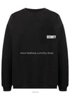 Security Crew Neck Sweatshirt Black - VETEMENTS - BALAAN 6