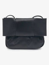 Bow Small Leather Pouch Bag Black - JIL SANDER - BALAAN 2