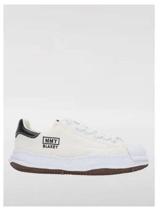 IDomestic shippingI A08FW735 WHITE Blakey canvas low top sneakers kr 204157 - MIHARA YASUHIRO - BALAAN 1