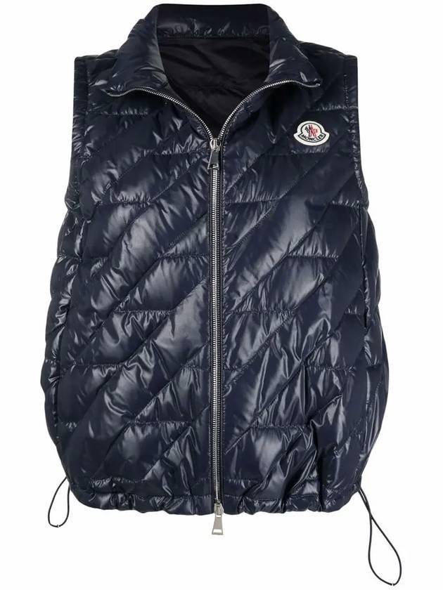 Lecroisic Padded Vest Navy - MONCLER - BALAAN 3